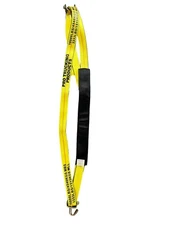  Car Hauler Wheel Strap with 2ft Green Band and 2pcs Swivel J Hook 2"x14' 