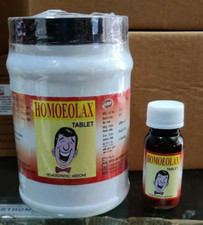 Homeopathic Homoeolax Tablets, Strong Laxative Tablets for Constipation