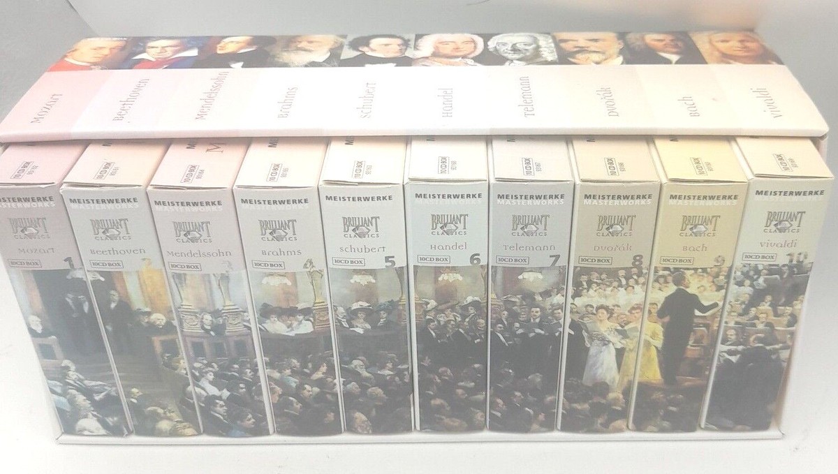 Various Composers Masterworks Box 10 Jubileum Sets CD Box Set 100