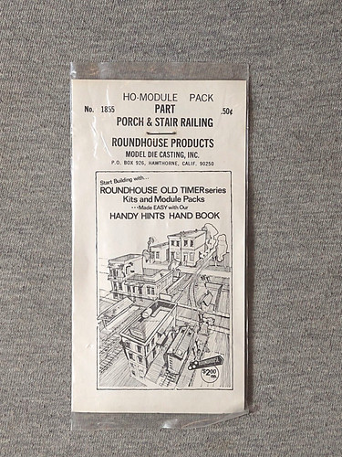 Paquete de barandillas de porche y escalera Roundhouse HO No.1855 ~ TS | Zustand: New