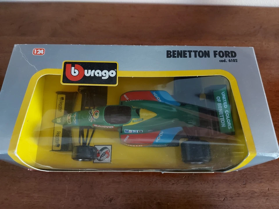 BENETTON FORD - BURAGO 6102 - NELSON PIQUET - scala 1:24 (1124) - Immagine 2 di 3