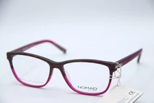 NEW MOREL NOMAD 2004N PP 025 BROWN PURPLE AUTHENTIC DESIGNER EYEGLASSES 54-15
