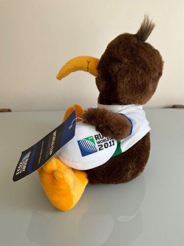 2011 Rugby World Cup Mascot New Zealand Kiwi Bird Plush Toy w. Jersey BRAND NEW - Picture 4 of 22