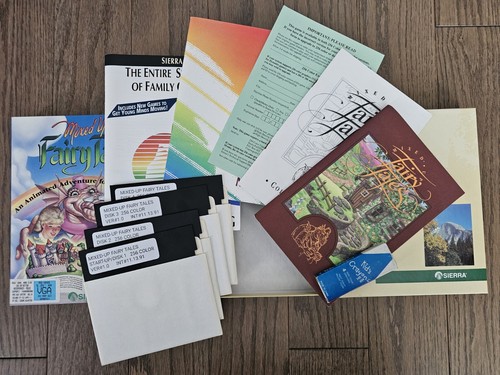 Mixed-Up Fairy Tales - Sierra - Big box, 5.25" Disks - IBM PC, Complete - Picture 6 of 8