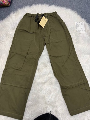 Men's Double Knee Canvas Climbing Pants Casual Loose Fit Cargo Pants Xl 34 - Picture 4 of 8
