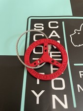 scotty cameron gallery steering wheel key fob red       