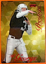 1998 PLAYOFF PRESTIGE HOBBY GOLD #141 JEFF GEORGE SERIAL #ED 17/25 RAIDER'S