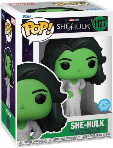 Funko - POP Vinyl: She-Hulk - She Hulk in Gala Dress Glitter Brand New In Box