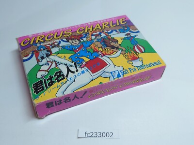 RARE Circus Charli Famicom Nintendo FC NES NTSC-J Complete
