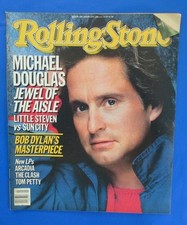 1986 ROLLING STONE Magazine Jan 16 VG 4.0 Michael Douglas Bob Dylan The Clash