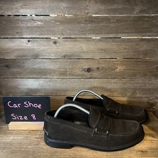 Mocassini da uomo The Original Car Shoe KUD 461 in camoscio marrone taglia UK 8 US 9 M