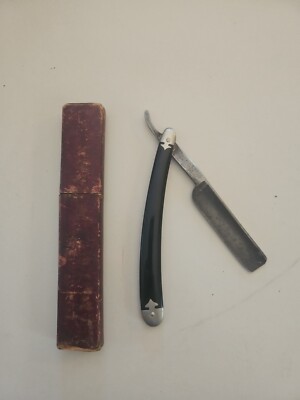 Vtg Straight Razor Genco Razors Geneva New York Black With Case | eBay