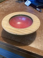 Denis Hales ciotola tornita rossa 