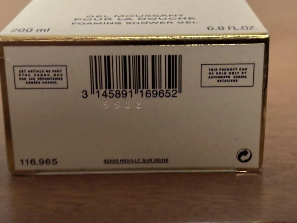 Chanel Coco Mademoiselle Gel de Ducha Espumoso 6.8 OZ / 200 ml NUEVO Baño Fragancia Foto 4 de 4