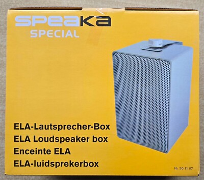 4 Stück Hifi ELA Lautsprecher  Surround Speaka WT-115T 100V und 8 Ohm