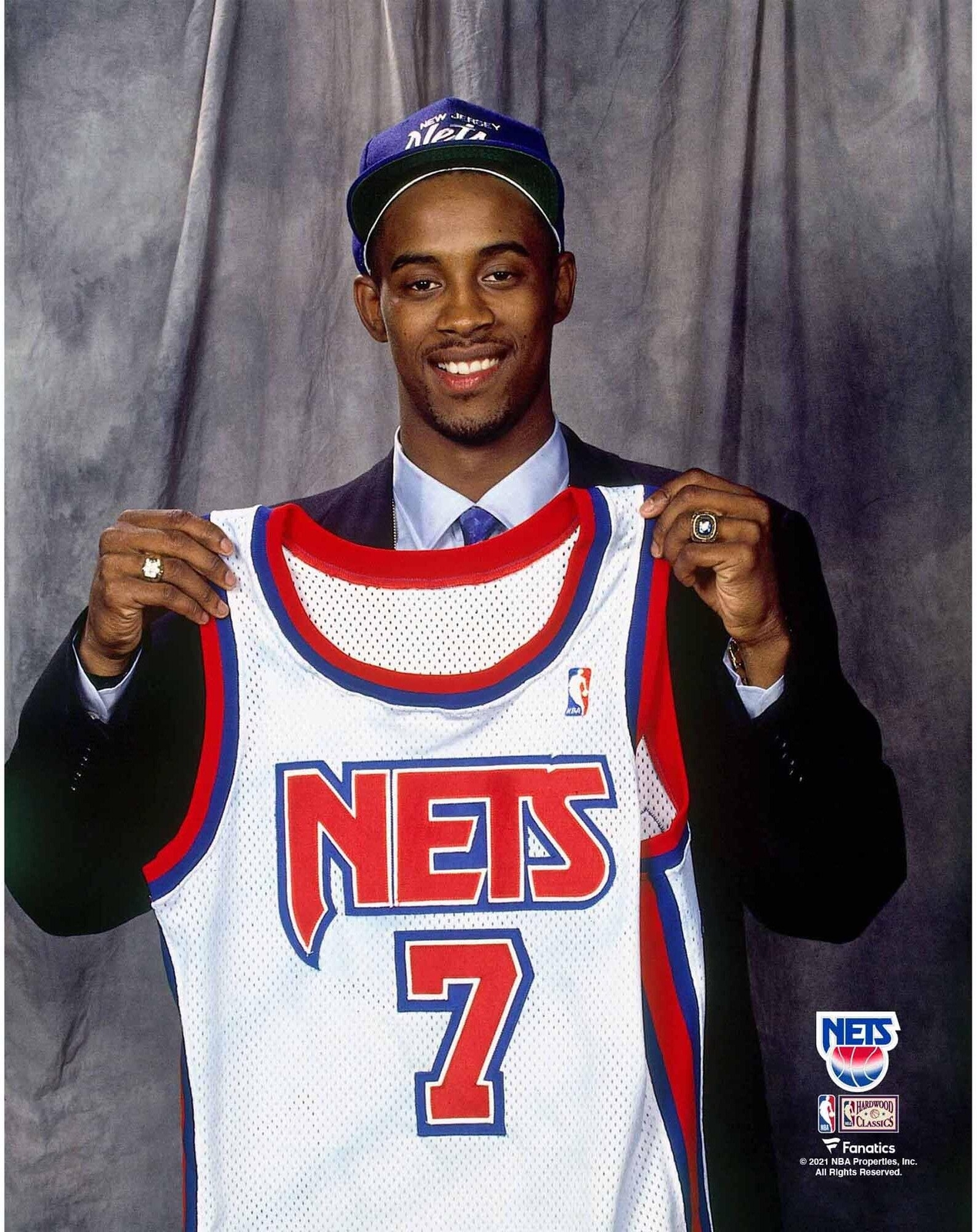 Kenny Anderson New Jersey Nets Unsigned 1991 Draft Night Portrait
