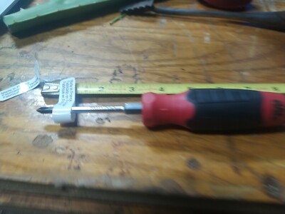 MAC PB2031DR-S #1 No1 Phillips Head Screwdriver Red black Hard Handle USA
