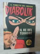 DIABOLIK 1 DEL 1962 ANASTATICO FALSO INVECCHIATO - COMPLETA LA COLLEZIONE