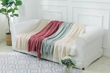Cheer Collection Ultra Soft Knit Throw Blanket | 100% Acrylic Accent Throw