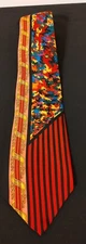 Rush Limbaugh Tie No Boundaries 100% Silk USA Art Deco Paint Splatter Necktie 