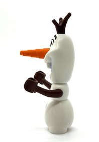 Olaf blue mouth Frozen Disney Lego Minidoll 41148