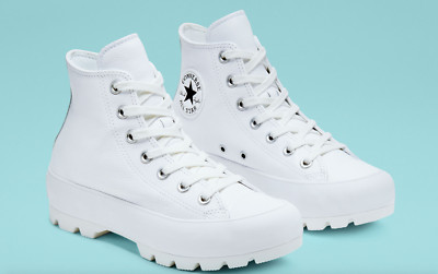 Converse Chuck Taylor All Star Womens Sneakers Shoes CTAS Lugged Leather 567165C