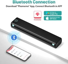 Portable Wireless Legit A4 Bluetooth Thermal Printer for Travel Phomemo M08F