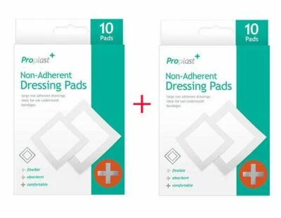 20 x Pack Dressing Pads Durable First Aid Medicine Protect Non-adherent