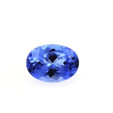 Pierres et Minéraux. 0.96 cts TANZANITE BLEU .VVS Tanzanie, Afrique.