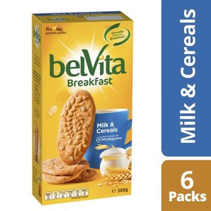 Belvita Milk and Cereals Breakfast Biscuits 6 Pack 300g