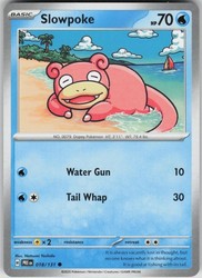 Slowpoke 018/131 Prismatic Evolutions Common