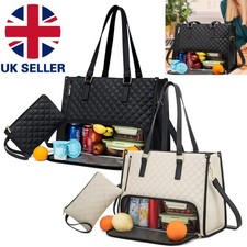 Large Capacity 15.6 Inch Laptop Bag 2 in 1 Computer Handbag  Office W