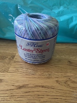 J &P Coats Luster Sheen Knit And Crochet Yarn Ocean