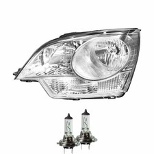 Halogen Scheinwerfer links H7 chrom für Opel Antara inklusive Lampen