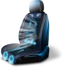 Cooling Car Seat Cover Front Seat,Ventilated Car Seat Cooling Pad with 30 blue