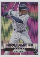 2015 Panini Prizm Purple Flash Prizm 11/99 Rusney Castillo #170 05gv