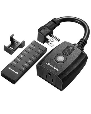 DEWENWILS Dusk to Dawn Dimmer, Wireless Remote Control, Waterproof, 100 FT Range