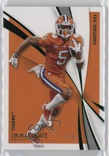 2021 Panini Immaculate Collegiate Emerald 5/5 Tee Higgins #50 9ut