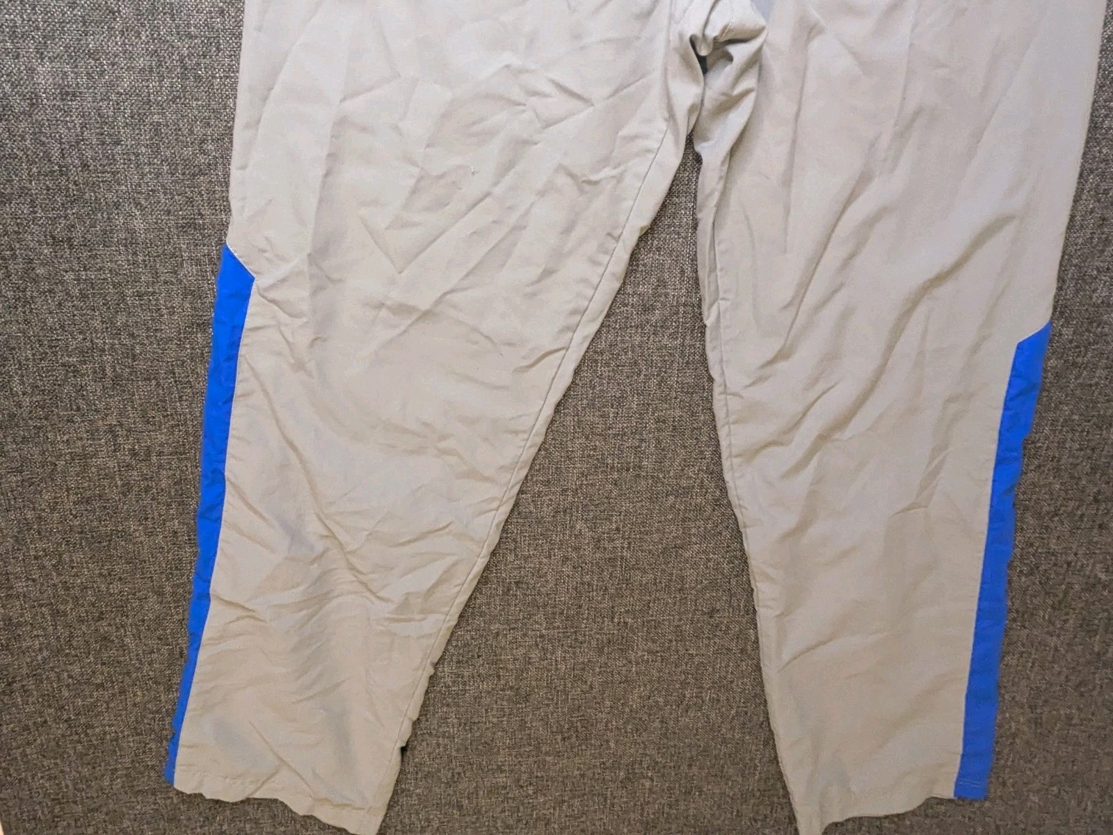 Reebok Y2K Pants Men's Medium Gray & Blue Warm Up Sweats Athletic Joggers Sports thumbnail 3