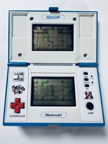 Nintendo 1988 Vintage Game Watch Gold Cliff MV-64 Very Good Condition