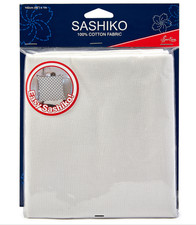 Sew Easy Sashiko 100% Baumwollstoff 1M X 1,42M - Elfenbeinfarbe