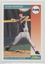 1992 Score Mark Wohlers (No Rookie Prospect on Front) #759 0h1