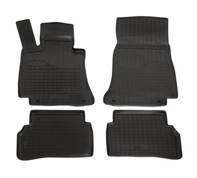 Tapis De Sol Caoutchouc 3D À Bords Hauts Pour Mercedes C Class W205/S205 2014-21 - Photo 1/4