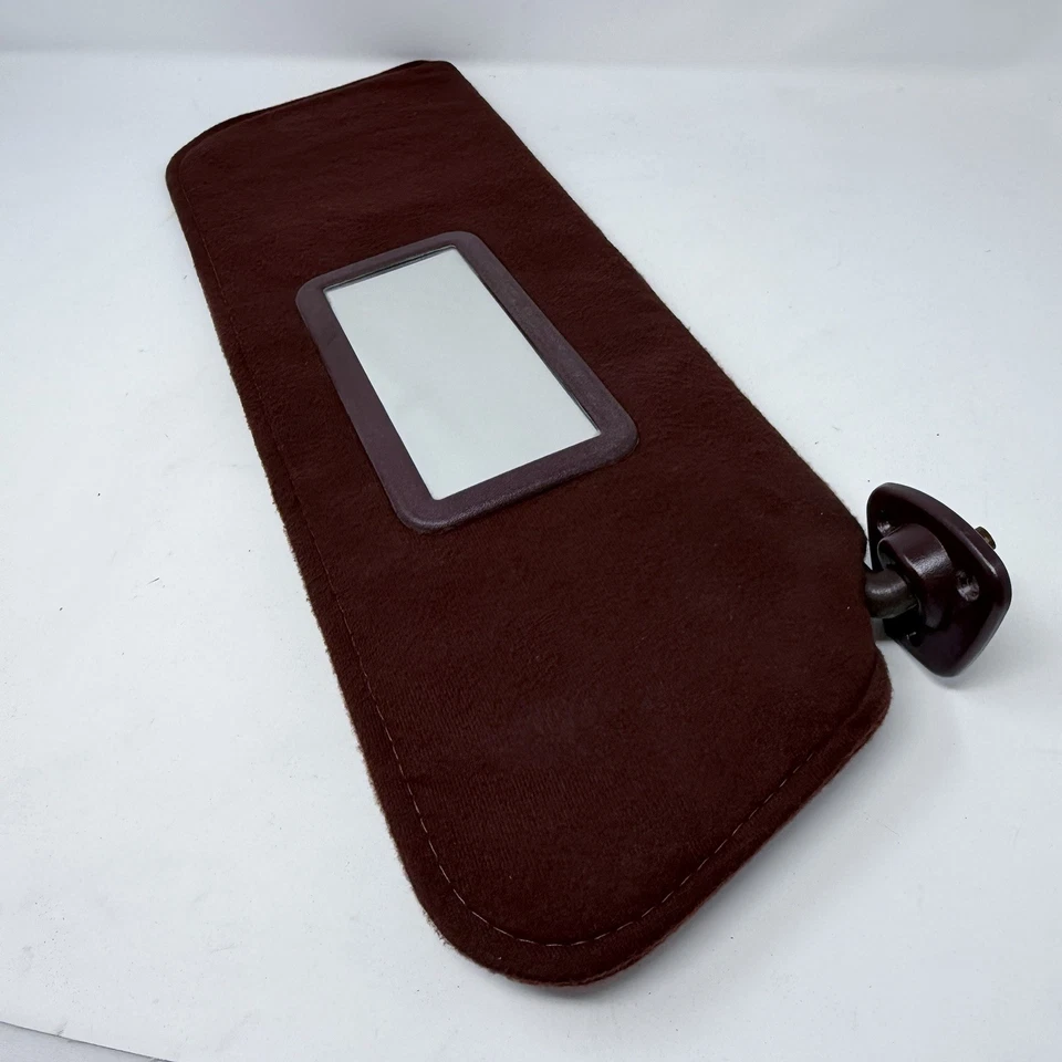 1988-1999 Chevy GMC C/K 1500 Silverado Suburban Pair SET Cloth Sun Visor Red OEM - Image 4 of 4