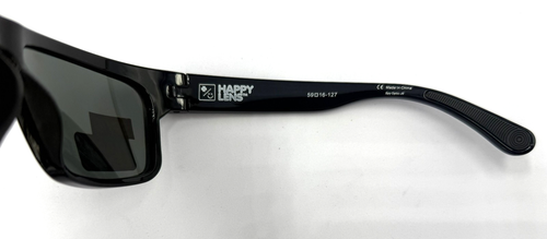 Authentic SPY+ Frazier Shiny Black w/Happy Gray Green Lens  Sunglasses - Foto 5 di 7