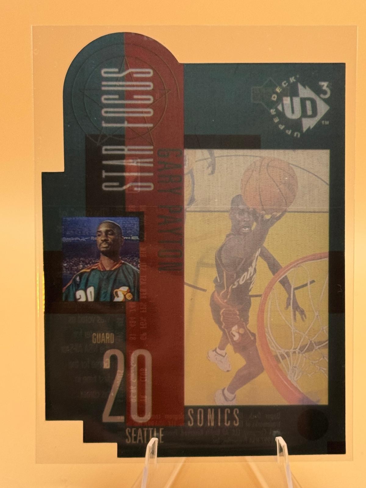 1996-97 Upper Deck UD3 Gary Payton #29 - Seattle SuperSonics