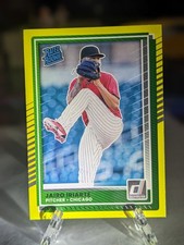 Panini 2025 Donruss Jairo Iriarte #22 Chicago White Sox Yellow Rated Rookie Card