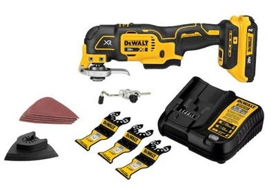 DEWALT 20 volt XR Multitool w/Battery, Charger and Accessories. w/retail receipt