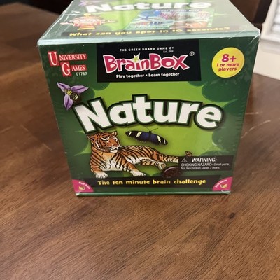 University Games - BrainBox Nature Memory Challenge Game (55 CARDS) NEW