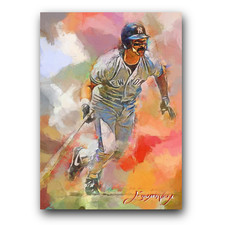 Don Mattingly #62 Art Card Limited 40/50 Edward Vela Signed (New York Yankees)